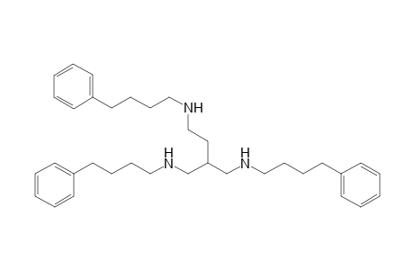 N,N'-bis(4''-Phenylbutyl)-2-[(4'-phenylbutyl)aminomethyl]butane-1,4-diamine