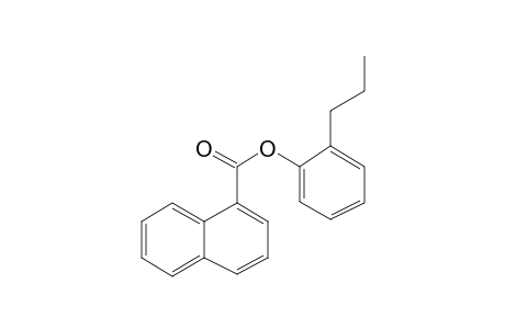 1-Naphthoic acid, 2-propylphenyl ester