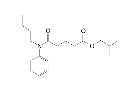 Glutaric acid, monoamide, N-butyl-N-phenyl-, isobutyl ester