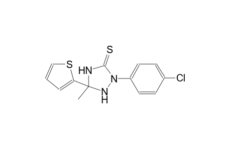 2-(4-chlorophenyl)-5-methyl-5-(2-thienyl)-1,2,4-triazolidine-3-thione