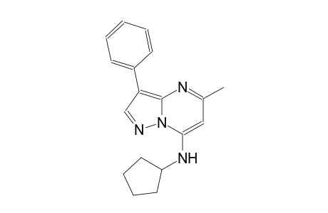 N-cyclopentyl-5-methyl-3-phenylpyrazolo[1,5-a]pyrimidin-7-amine