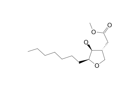 ((3R,4S,5S)-5-Heptyl-4-hydroxy-tetrahydro-furan-3-yl)-acetic acid methyl ester