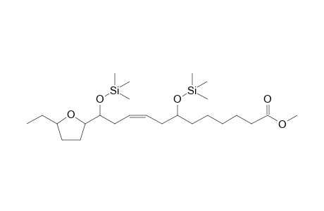 12-(5-Ethyl-2-tetrahydrofuranyl)-7,12-bis(trimethylsilyloxy)-9(Z)-dodecenoic acid,methyl ester