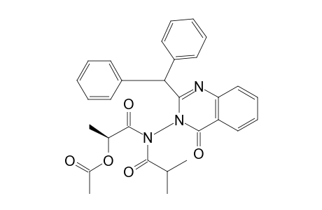 (S)-3-[N-(2-Acetoxypropoyl)-N-(2-methylpropanoyl)amino]-2-diphenylmethyl-3,4-dihydroquinazolin-4-one isomer