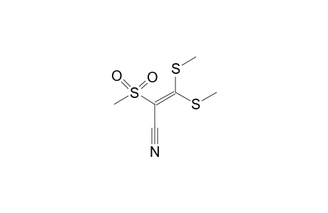 3,3-Bis(methylsulfanyl)-2-(methylsulfonyl)acrylonitrile