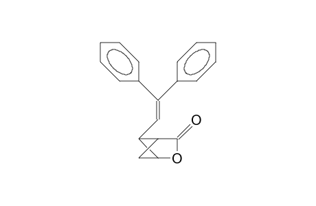 5-(2,2-Diphenyl-vinyl)-2-oxa-bicyclo(2.1.1)hexan-3-one