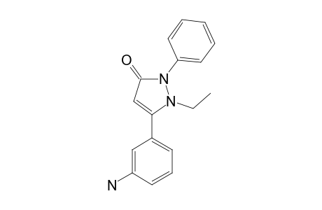 3-(m-aminophenyl)-2-ethyl-1-phenyl-3-pyrazolin-5-one