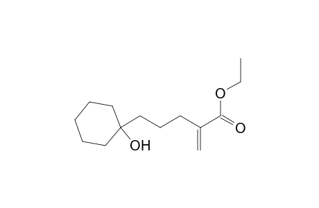 2-[3-(1-Hydroxycyclohexyl)propyl]acrylic acid ethyl ester