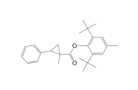 2,6-Di(tert-butyl)-4-methylphenyl 1- methyl-2-phenylcyclopropanecarboxylate