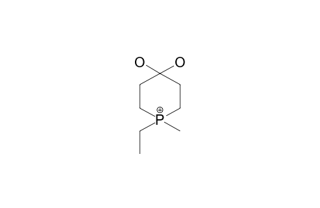 1-ethyl-1-methylphosphinan-1-ium-4,4-diol