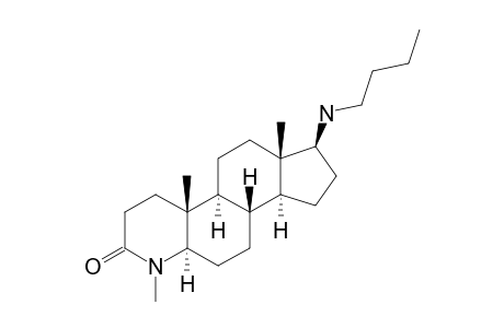 (1S,3aS,3bS,5aR,9aR,9bS,11aS)-1-(butylamino)-6,9a,11a-trimethyl-2,3,3a,3b,4,5,5a,8,9,9b,10,11-dodecahydro-1H-indeno[5,4-f]quinolin-7-one