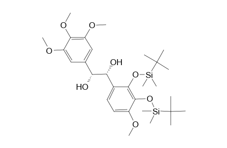 (1R,2R)-1-[2,3-bis[[tert-butyl(dimethyl)silyl]oxy]-4-methoxy-phenyl]-2-(3,4,5-trimethoxyphenyl)ethane-1,2-diol