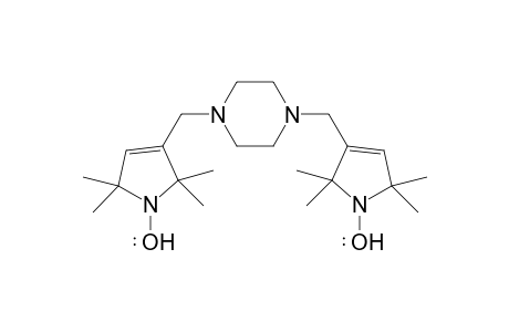 bis-[1,4-(1-Oxyl-2,2,5,5-tetramethyl-2,5-dihydro-1H-pyrrol-3-ylmethyl)] piperazine biradical