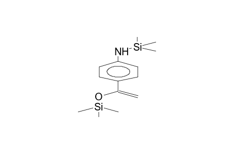 4-TRIMETHYSILYLAMINO-1-(ALPHA-TRIMETHYLSILOXYVINYL)BENZENE