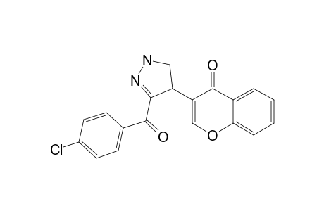 3-(4-CHLOROBENZOYL)-4-(3-CHROMONYL)-2-PYRAZOLINE