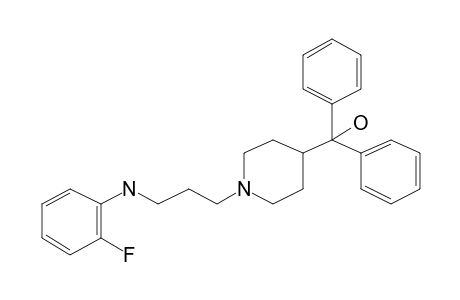 (1-{3-[(2-Fluorophenyl)amino]propyl}piperidin-4-yl)diphenylmethanol