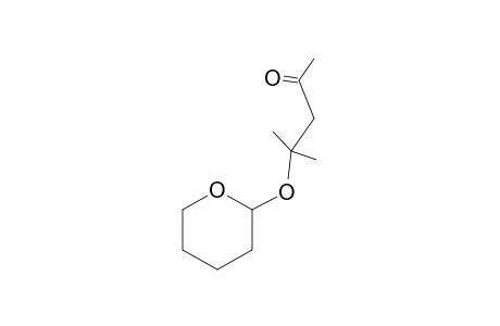 4-Methyl-4-(2-oxanyloxy)-2-pentanone