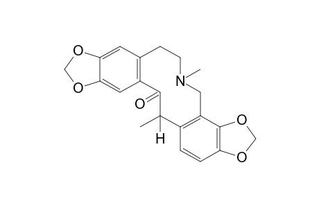 2,3:9,10-bis(methylenedioxy)-7,13-dimethyl-7,13a-secoberbin-13a-one
