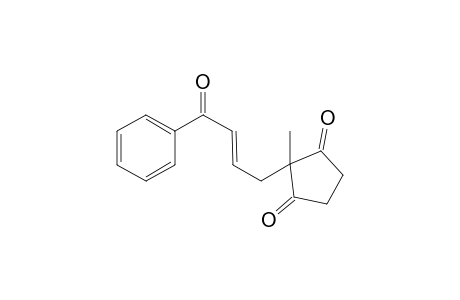 2-Methyl-2-(4-oxo-4-phenyl-but-2-enyl)-cyclopentane-1,3-dione