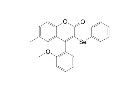 4-(2-Methoxyphenyl)-6-methyl-3-(phenylselanyl)-2H-chromen-2-one