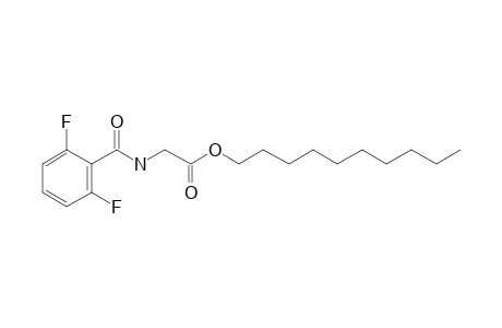 Glycine, N-(2,6-difluorobenzoyl)-, decyl ester