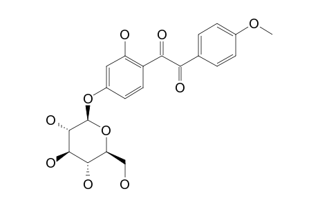 SOPHODIBENZOSIDE_F;2'-HYDROXY-4''-METHOXYDIBENZOYL-4'-O-BETA-D-GLUCOPYRANOSIDE