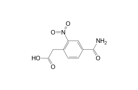 (4-Carbamoyl-2-nitrophenyl)acetic acid