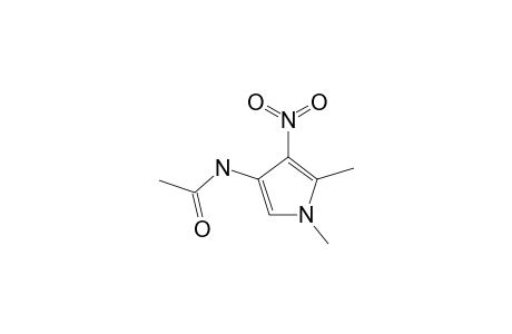 N-(1,5-dimethyl-4-nitropyrrol-3-yl)acetamide