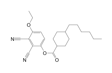 2,3-Dicyano-4-ethoxyphenyl 4-hexylcyclohexanecarboxylate