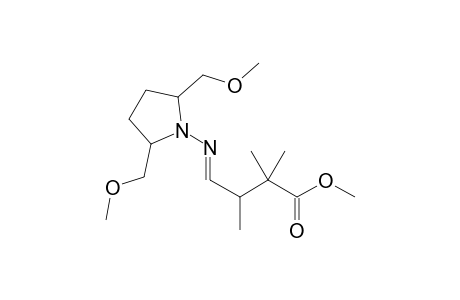 Methyl (3R/S,2'S,5'S)-4-{[2',5'-bis(methoxymethyl)pyrrolidin-1'-yl]imino}-2,3,3-trimethylbutanoate