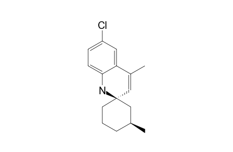 (1S,3R)-6'-CHLORO-3,4'-DIMETHYLSPIRO-[CYCLOHEXAN-1,2'(1'H)-CHINOLINE]