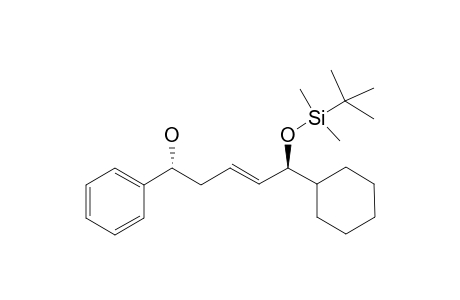 (1R,5S,3E)-5-(Tert-butyldimethylsilyloxy)-5-cyclohexyl-1-phenylpent-3-en-1-ol