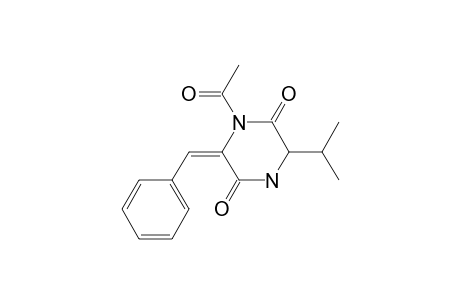 1-Acetyl-6-benzylidene-3-isopropyl-piperazin-2,5-dione