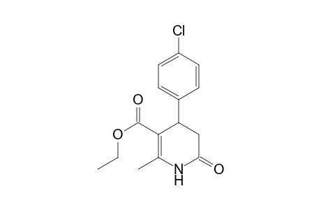 Ethyl 4-(4-chlorophenyl)-6-methyl-2-oxo-3,4-dihydro-1H-pyridine-5-carboxylate