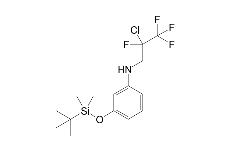 3-((Tert-butyldimethylsilyl)oxy)-N-(2-chloro-2,3,3,3-tetrafluoropropyl)aniline