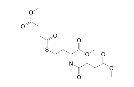 Methyl (2rs)-2-[N-(4-methoxy-4-oxobutanoyl)amino]-4-[3'-(methoxycarbonyl)-1'-oxopropyl]homocyseinate