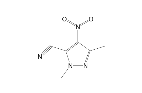 1,3-Dimethyl-4-nitropyrazole-5-carbonitrile