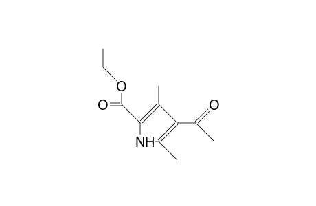 4-acetyl-3,5-dimethylpyrrole-2-carboxylic acid, ethyl ester