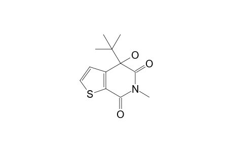 4-tert-butyl-4-hydroxy-6-methyl-thieno[3,2-d]pyridine-5,7-quinone