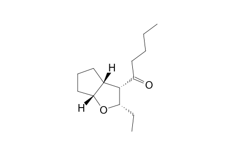 1-[(2S,3S,3aR,6aR)-2-ethyl-3,3a,4,5,6,6a-hexahydro-2H-cyclopenta[b]furan-3-yl]-1-pentanone