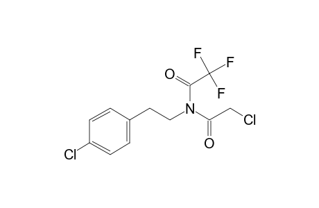 2-Chloro-N-[2-(4-chlorophenyl)ethyl]acetamide, tfa derivative