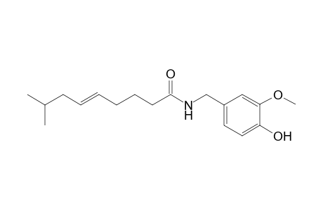 (E)-N-(4-Hydroxy-3-methoxybenzyl)-8-methyl-5-nonenamide (Capsaicin I)