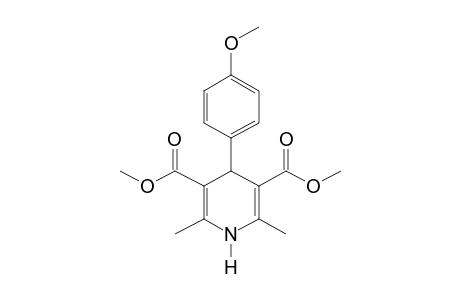 1,4-Dihydro-2,6-dimethyl-4-(p-methoxyphenyl)-3,5-pyridinedicarboxylic acid, dimethyl ester