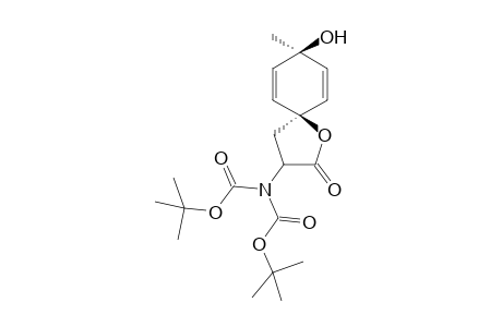 (3S,5,8syn)-3-[Bis(tert-butoxycarbonyl)amino]-8-hydroxy-8-methyl-1-oxaspiro[4.5]deca-7,10-diene-2-one