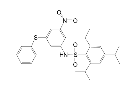 2,4,6-triisopropyl-N-[3-nitro-5-(phenylthio)phenyl]benzenesulfonamide