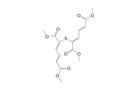 Bis[1Z,3E)-1,4-dimethoxycarbonylbuta-1,3-dien-1-yl]sulphide