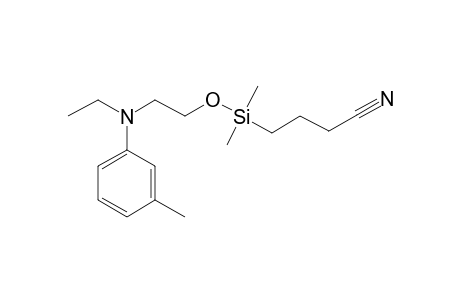 2-(N-Ethyl-N-m-tolyl)aminoethanol, (3-cyanopropyl)dimethylsilyl ether