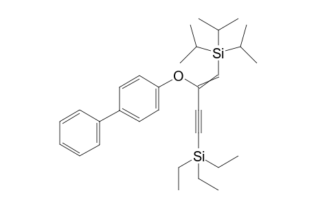 1-Triisopropylsilyl-2-(4-biphenyl)-4-triethylsilylbut-1-en-3-yne