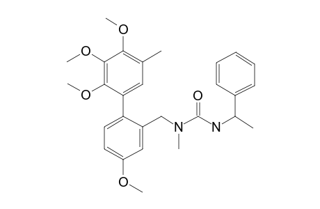 1,1'-Diphenyl-6'-methamine, N-[N-.alpha.-methylbenzyl]carbamyl]-