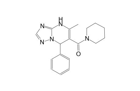 [1,2,4]triazolo[1,5-a]pyrimidine, 4,7-dihydro-5-methyl-7-phenyl-6-(1-piperidinylcarbonyl)-